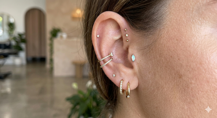 Curated Ear: Dein Ohr als Leinwand – Die Kunst der Helix-Kombinationen